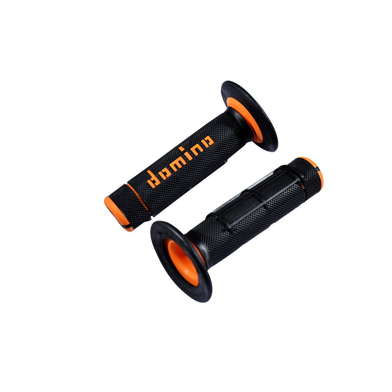 REVETEMENT/POIGNEE DOMINO A020 CROSS DOUBLE DENSITE NOIR/ORANGE (PR) 118MM