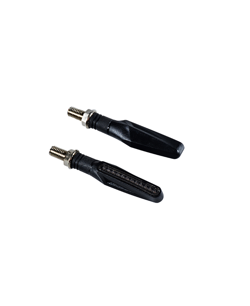 CLIGNOTANT TUN'R* SMOGG LED NOIR/TRANSPARENT (PR)