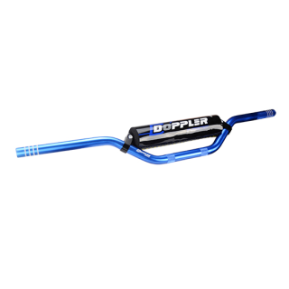 GUIDON MECABOITE DOPPLER CROSS-BAR ALU BLEU (L740 H 70) + MOUSSE