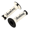 REVETEMENT/POIGNEE DOMINO A260 CROSS/ENDURO BLANC/NOIR (PR) 120MM