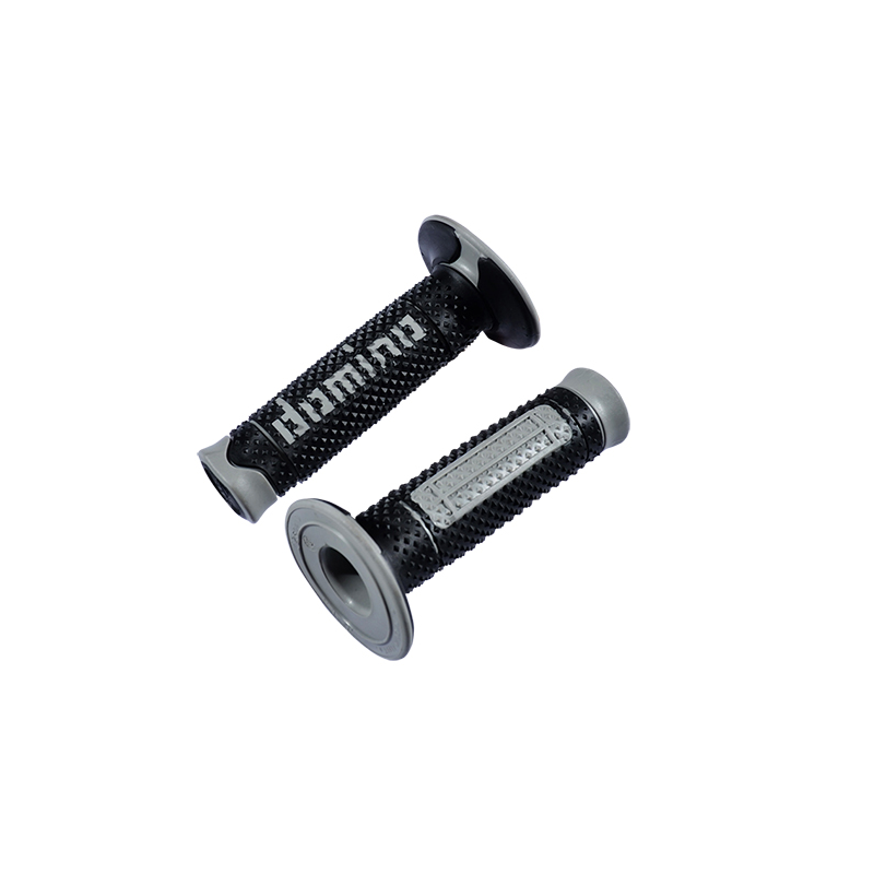 REVETEMENT/POIGNEE DOMINO A260 CROSS/ENDURO NOIR/GRIS (PR) 120MM