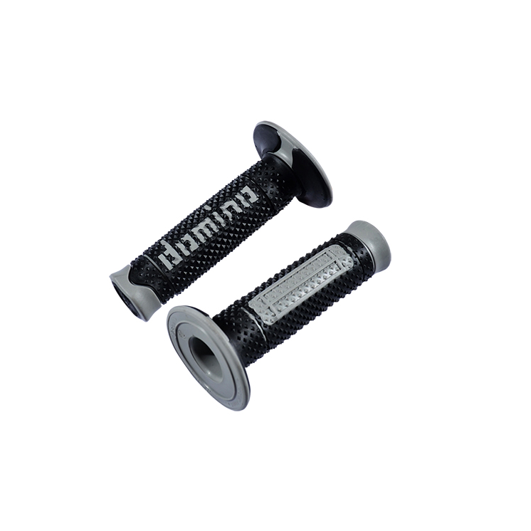 REVETEMENT/POIGNEE DOMINO A260 CROSS/ENDURO NOIR/GRIS (PR) 120MM