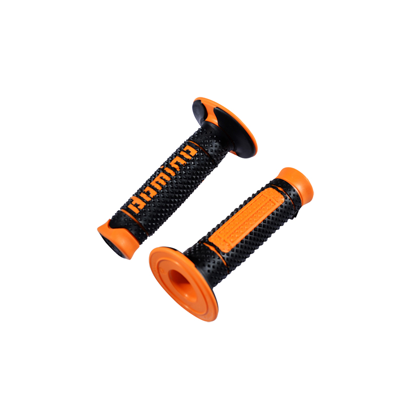REVETEMENT/POIGNEE DOMINO A260 CROSS/ENDURO NOIR/ORANGE (PR) 120MM