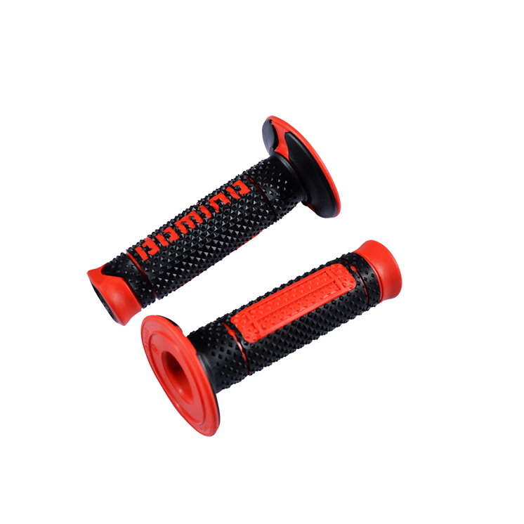 REVETEMENT/POIGNEE DOMINO A260 CROSS/ENDURO NOIR/ROUGE (PR) 120MM