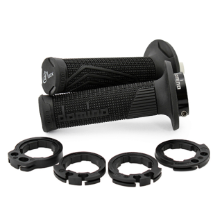 REVETEMENT/POIGNEE DOMINO D-LOCK CROSS/ENDURO/OFF ROAD NOIR (PR) 116MM