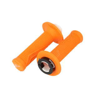 REVETEMENT/POIGNEE DOMINO D-LOCK CROSS/ENDURO/OFF ROAD ORANGE (PR) 116MM