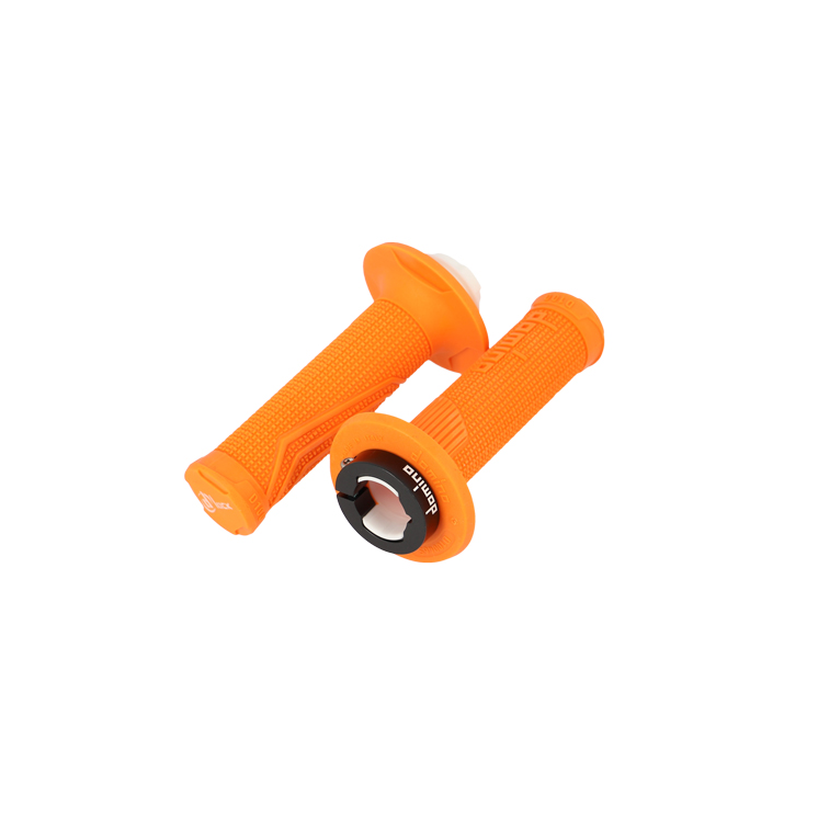 REVETEMENT/POIGNEE DOMINO D-LOCK CROSS/ENDURO/OFF ROAD ORANGE (PR) 116MM