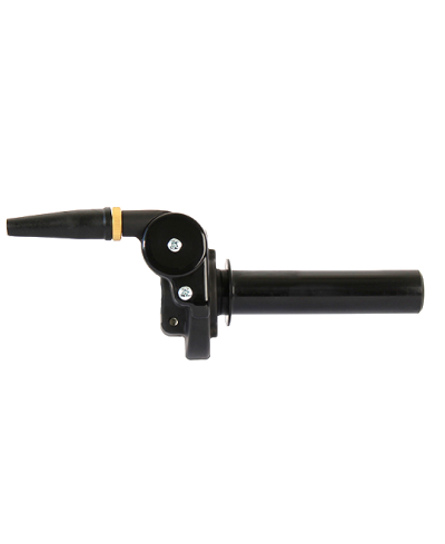 POIGNEE GAZ DOMINO CROSS/ENDURO/HR NOIR SANS REVETEMENT