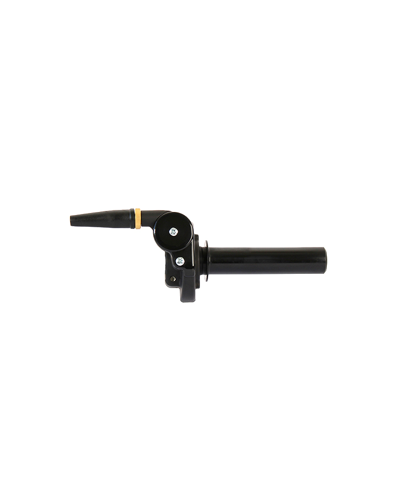 POIGNEE GAZ DOMINO CROSS/ENDURO/HR NOIR SANS REVETEMENT