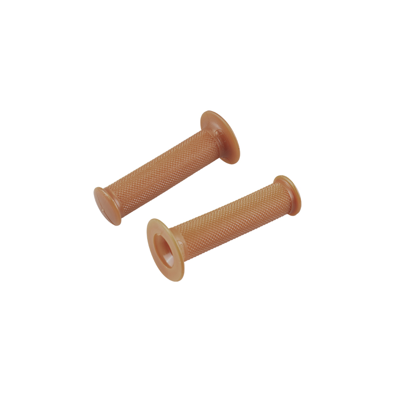 REVETEMENT/POIGNEE DOMINO VINTAGE CAFE RACER MARRON (PR) 120MM