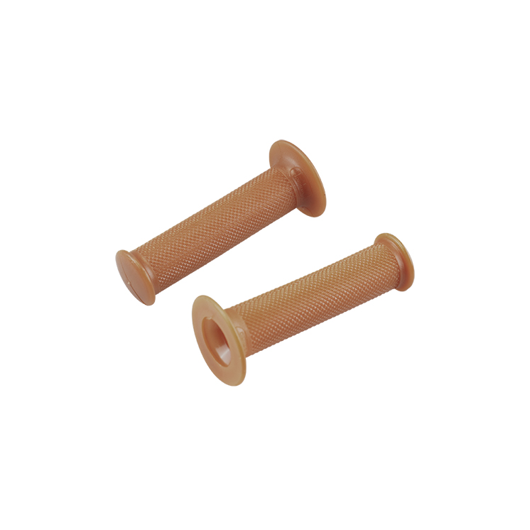 REVETEMENT/POIGNEE DOMINO VINTAGE CAFE RACER MARRON (PR) 120MM