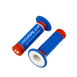 REVETEMENT/POIGNEE DOPPLER GRIP 3D BLEU/BLANC/ROUGE (PR)