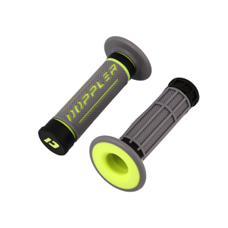 REVETEMENT/POIGNEE DOPPLER GRIP 3D GRIS/NOIR/JAUNE FLUO (PR)