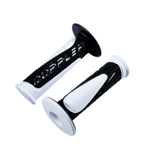 REVETEMENT/POIGNEE DOPPLER GRIP RADICAL BLANC/NOIR (PR)