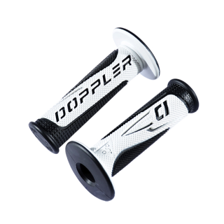 REVETEMENT/POIGNEE DOPPLER GRIP RADICAL NOIR/BLANC (PR)