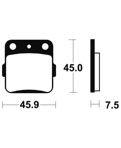 Plaquettes de frein TECNIUM MX/Quad metal fritte - MO92 MO92