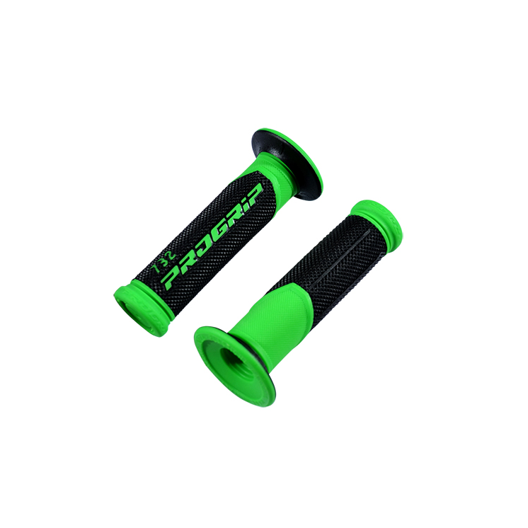 REVETEMENT/POIGNEE PROGRIP 732 NOIR/VERT (PR) DOUBLE DENSITE 122MM