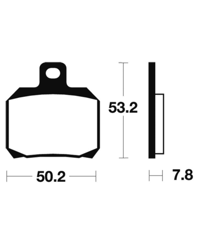 Plaquettes de frein TECNIUM Maxi Scooter metal fritte - MSS230 MSS230