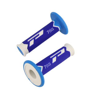 REVETEMENT/POIGNEE PROGRIP 788 BLANC/BLEU/BLEU CLAIR (PR) TRIPLE DENSITE 115MM