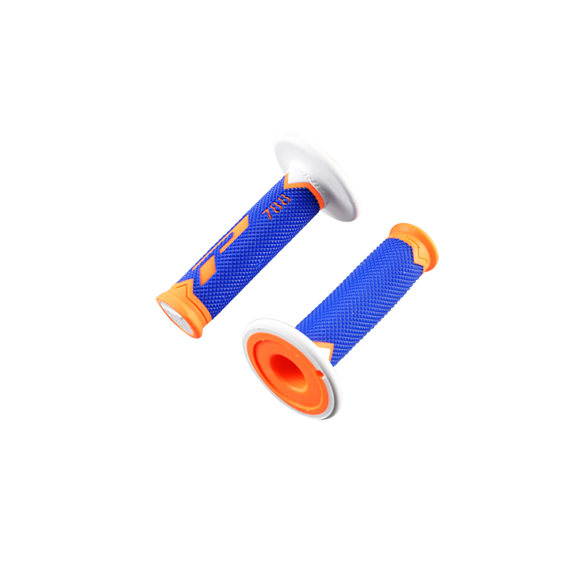 REVETEMENT/POIGNEE PROGRIP 788 BLEU/ORANGE FLUO/BLANC (PR) TRIPLE DENSITE 115MM