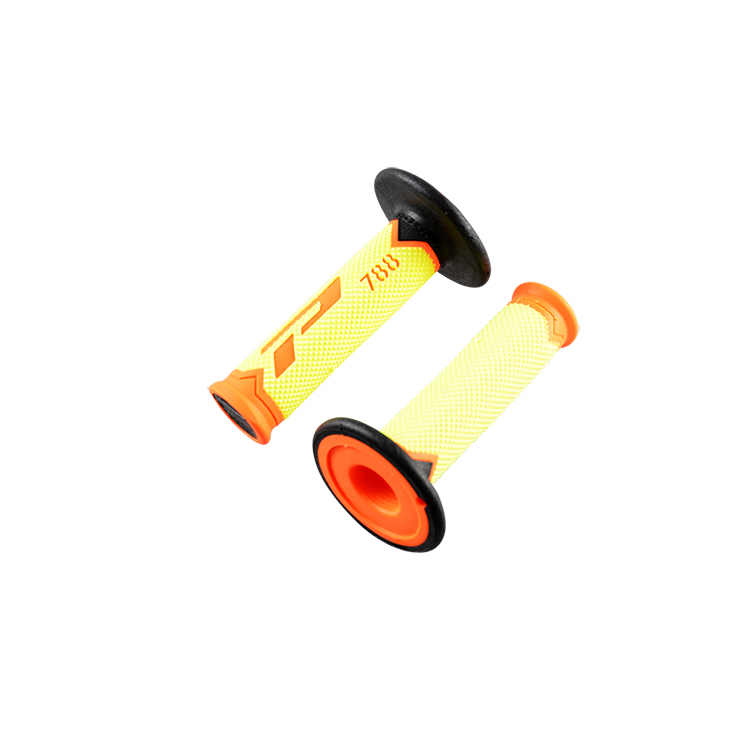 REVETEMENT/POIGNEE PROGRIP 788 JAUNE FLUO/ORANGE FLUO/NOIR (PR) TRIPLE DENSITE 115MM