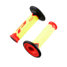 REVETEMENT/POIGNEE PROGRIP 788 JAUNE FLUO/ROUGE/NOIR (PR) TRIPLE DENSITE 115MM