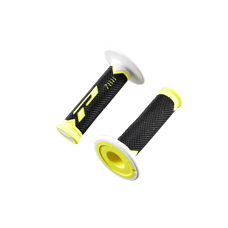 REVETEMENT/POIGNEE PROGRIP 788 NOIR/JAUNE FLUO/BLANC (PR) TRIPLE DENSITE