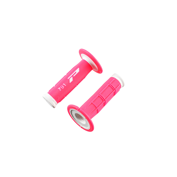 REVETEMENT/POIGNEE PROGRIP 791 FUSHIA/BLANC (PR) DOUBLE DENSITE 115MM