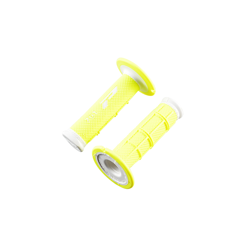 REVETEMENT/POIGNEE PROGRIP 791 JAUNE FLUO/BLANC (PR) DOUBLE DENSITE 115MM