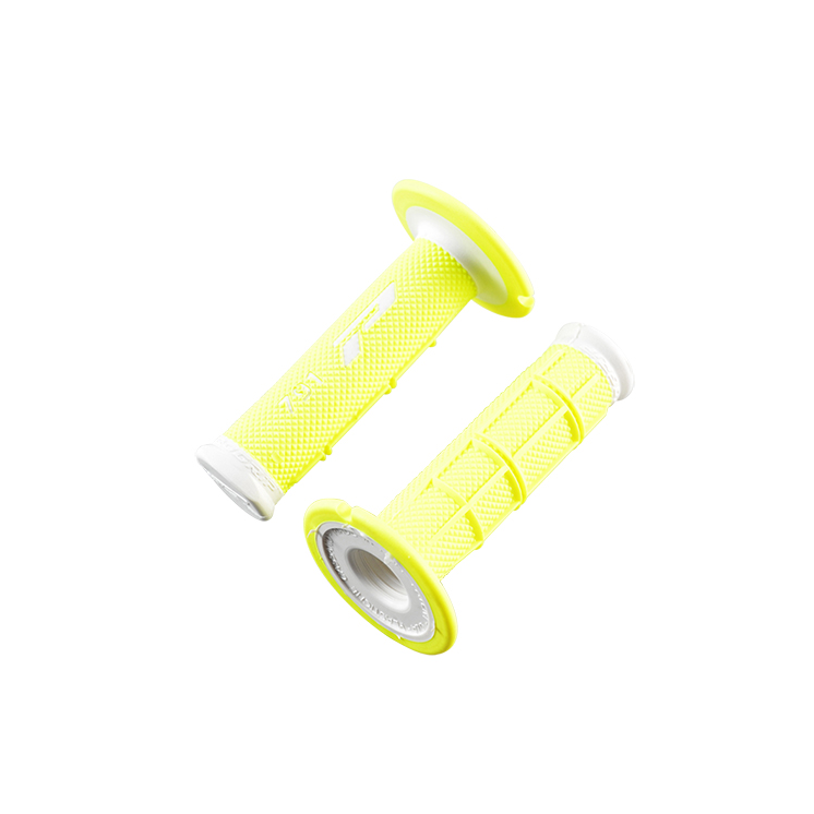 REVETEMENT/POIGNEE PROGRIP 791 JAUNE FLUO/BLANC (PR) DOUBLE DENSITE 115MM