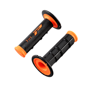 REVETEMENT/POIGNEE PROGRIP 791 NOIR/ORANGE FLUO (PR) DOUBLE DENSITE 115MM