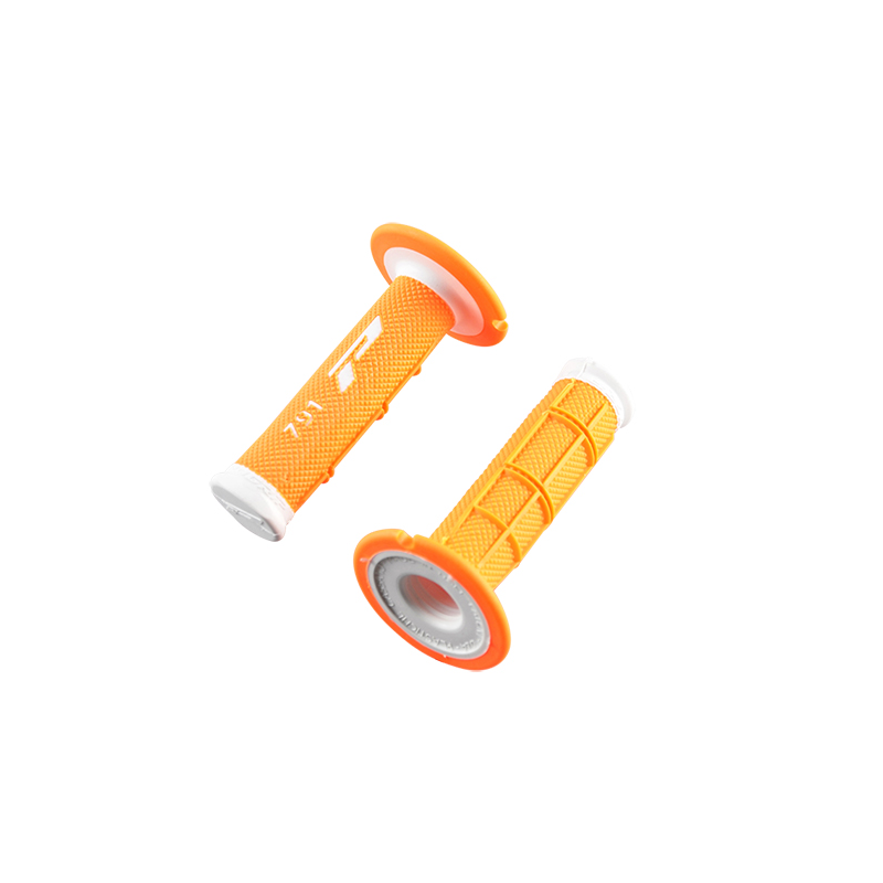 REVETEMENT/POIGNEE PROGRIP 791 ORANGE FLUO/BLANC (PR) DOUBLE DENSITE 115MM