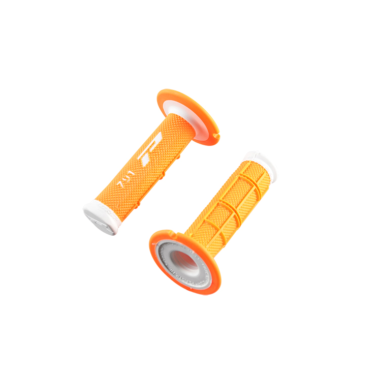 REVETEMENT/POIGNEE PROGRIP 791 ORANGE FLUO/BLANC (PR) DOUBLE DENSITE 115MM