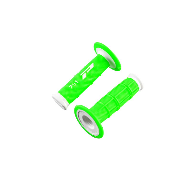 REVETEMENT/POIGNEE PROGRIP 791 VERT FLUO/BLANC (PR) DOUBLE DENSITE 115MM