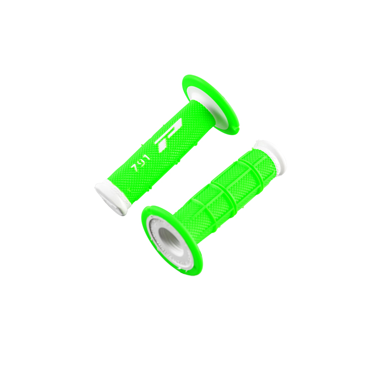 REVETEMENT/POIGNEE PROGRIP 791 VERT FLUO/BLANC (PR) DOUBLE DENSITE 115MM