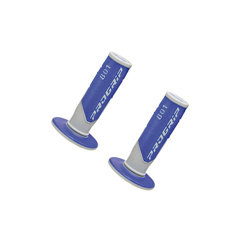 REVETEMENT/POIGNEE PROGRIP 801 GRIS/BLEU (PR) DOUBLE DENSITE 115MM