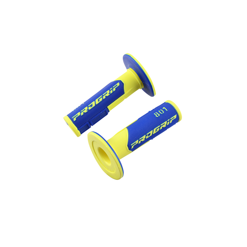 REVETEMENT/POIGNEE PROGRIP 801 JAUNE FLUO/BLEU (PR) DOUBLE DENSITE 115MM