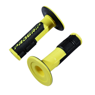 REVETEMENT/POIGNEE PROGRIP 801 JAUNE FLUO/NOIR/(PR) DOUBLE DENSITE 115MM