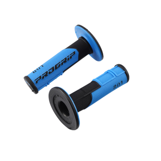 REVETEMENT/POIGNEE PROGRIP 801 NOIR/BLEU LIGHT (PR) DOUBLE DENSITE 115MM