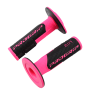 REVETEMENT/POIGNEE PROGRIP 801 ROSE/NOIR (PR) DOUBLE DENSITE 115MM