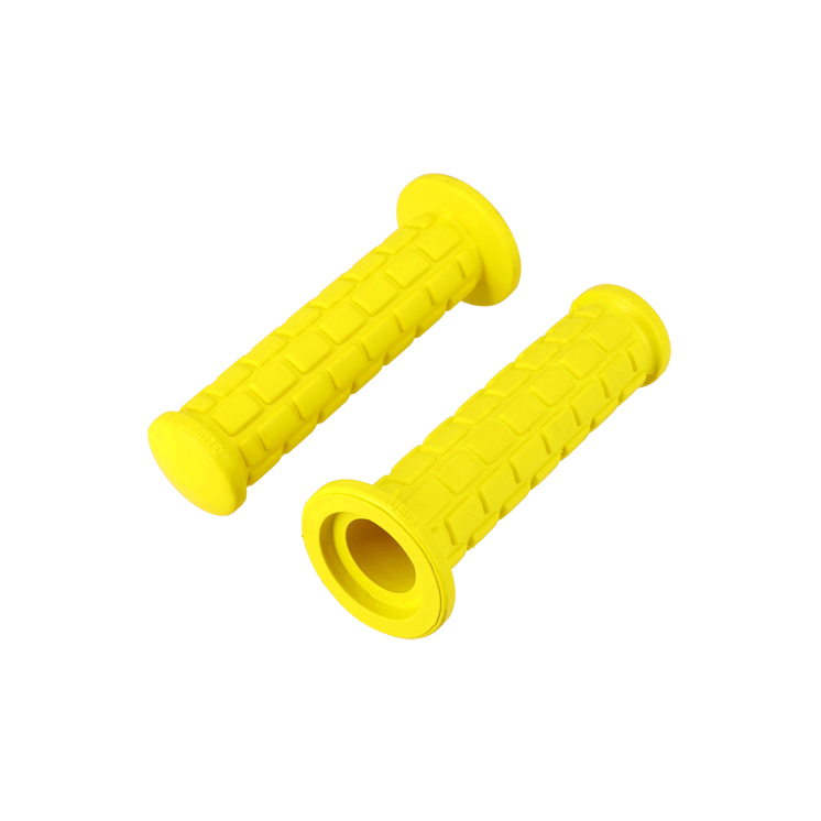 REVETEMENT/POIGNEE SCOOTER/CYCLO ASPECT CROSS JAUNE 130MM (PR)