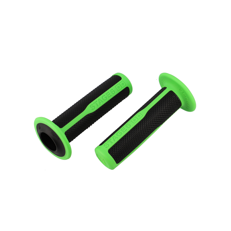 REVETEMENT/POIGNEE STAGE 6 ULTIMATE GRIPS NOIR/VERT (PR)  - 125MM