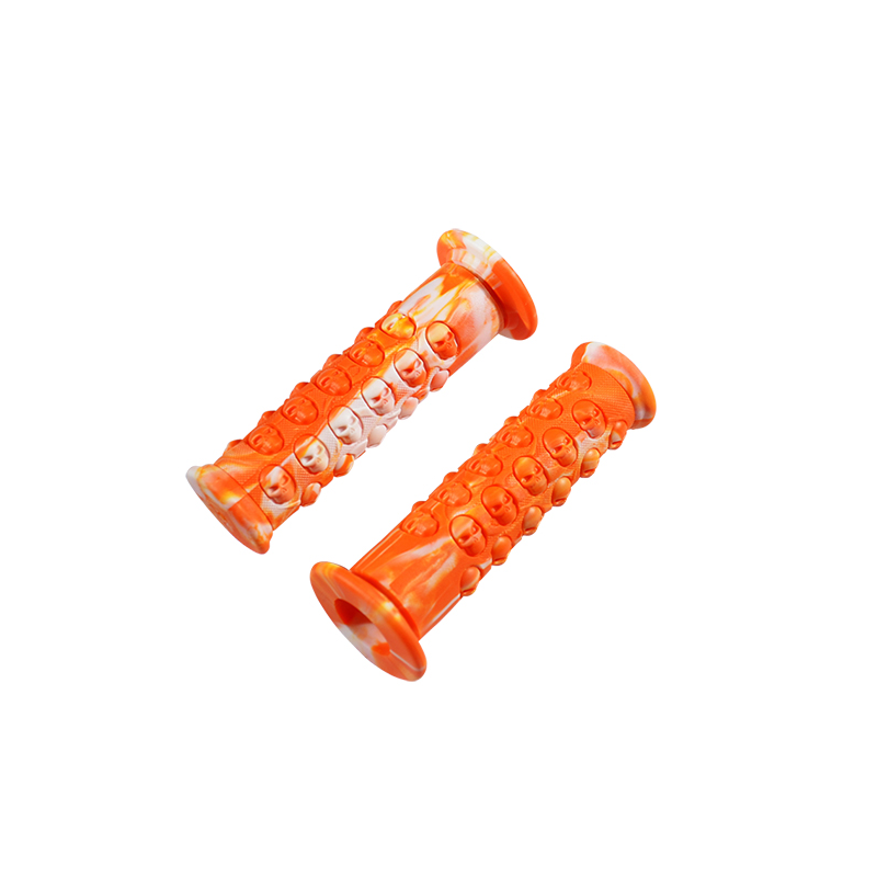 REVETEMENT/POIGNEE TUN'R SKULL ORANGE/BLANC (PR)