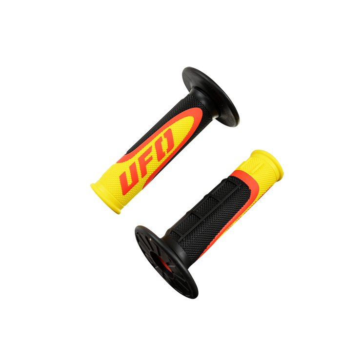 REVETEMENT/POIGNEE UFO AXIOM NOIR/JAUNE TRIPLE DENSITE (PR)