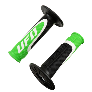 REVETEMENT/POIGNEE UFO AXIOM NOIR/VERT TRIPLE DENSITE (PR)