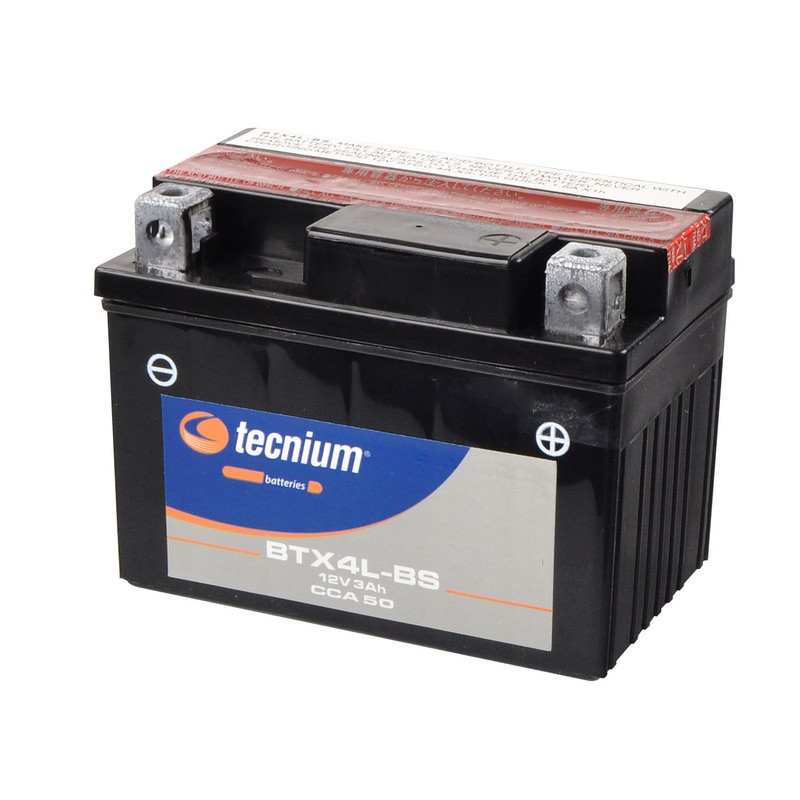 Batterie TECNIUM BTX4L-BS sans entretien avec pack acide