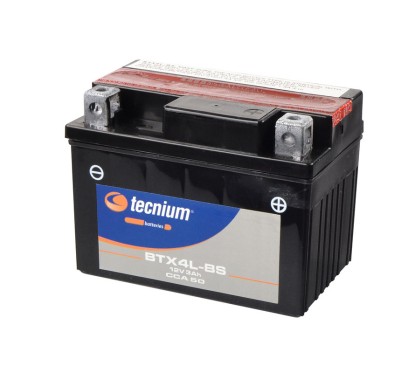 Batterie TECNIUM BTX4L-BS sans entretien avec pack acide
