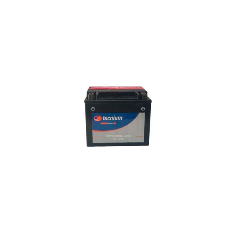 Batterie TECNIUM BTX20L-BS sans entretien avec pack acide