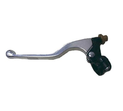 Levier long + cocotte d'embrayage BIHR aluminium coule poli/noir universel