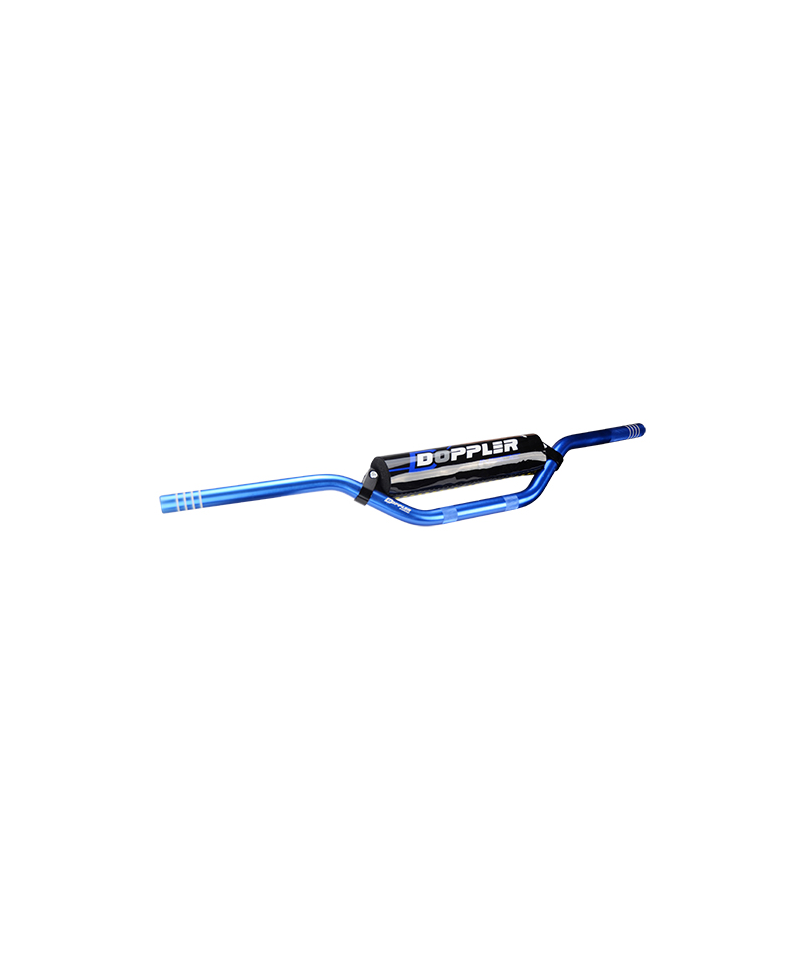 GUIDON MECABOITE DOPPLER CROSS-BAR ALU BLEU (L740 H 70) + MOUSSE